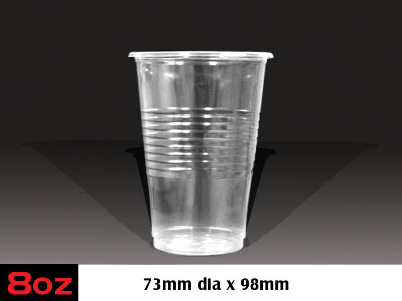 Transparent Cup 8 oz